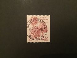 LEVANDE NATUR 1985 facit nr 1341 lyxstämplat BERGSHAMRA