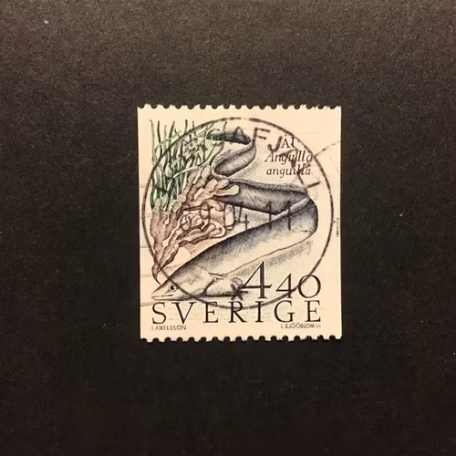 KUSTHAVET 1988 facit nr 1497 lyxstämplat BORGAFJÄLL