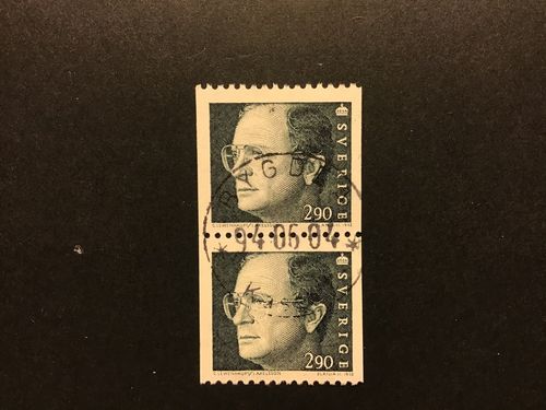 CARL XVI GUSTAF facit nr 1771 i lyxstämplat par BYGDEÅ