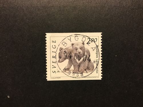 VILDA DJUR 2 1993 facit nr 1773 A lyxstämplat BYGDEÅ