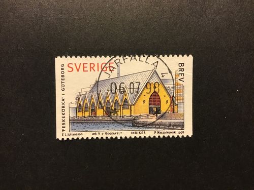 SVENSKA HUS 4 facit nr 2063 lyxstämplat JÄRFÄLLA 4