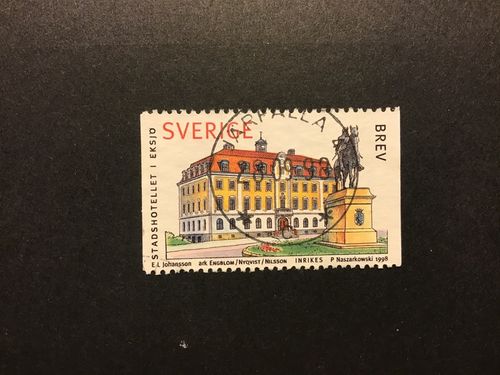 SVENSKA HUS 4 HUS I STADEN facit nr 2065 lyxstämplat JÄRFÄLLA 4