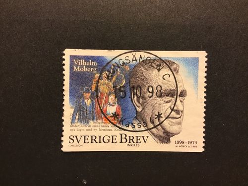 MOBERG 1998 facit nr 2081 lyxstämplat KUNGSÄNGEN C