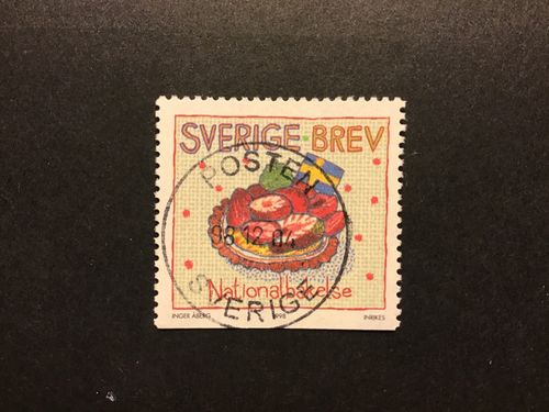 HÄLSNINGSFRIMÄRKEN VII lyxstämplat POSTEN SVERIGE