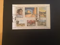 IVAN AGUELI 1969 facit nr 657-662 stämplat block