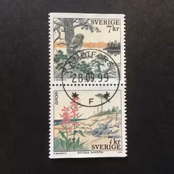 EUROPA XXVIII facit nr 2140 SX lyxstämplat par ÅMOTFORS