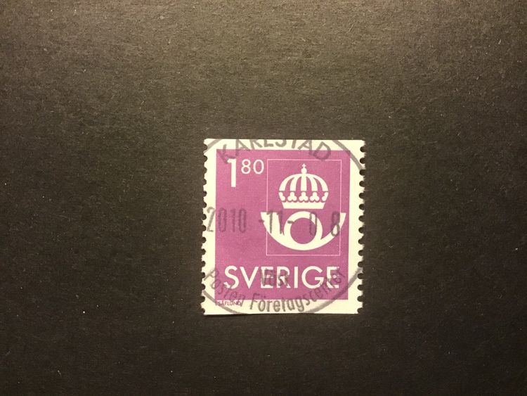 POSTENS EMBLEM facit nr 1435 lyxstämplat KARLSTAD