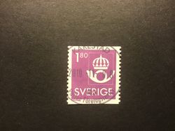 POSTENS EMBLEM facit nr 1435 lyxstämplat KARLSTAD