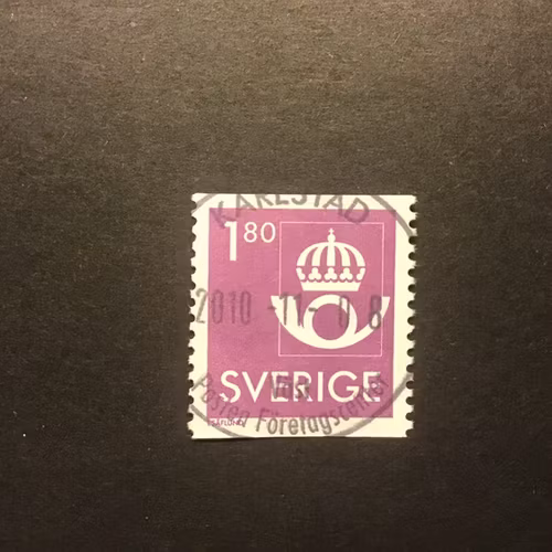 POSTENS EMBLEM facit nr 1435 lyxstämplat KARLSTAD