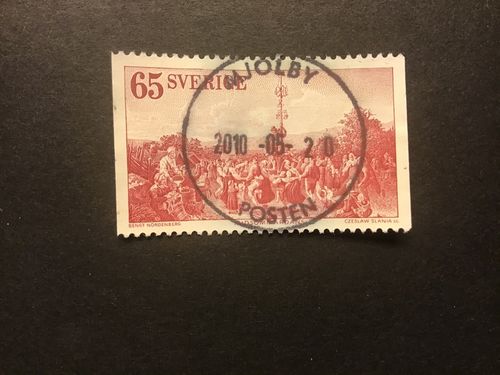 I DALOM 1973 facit nr 767 lyxstämplat MJÖLBY