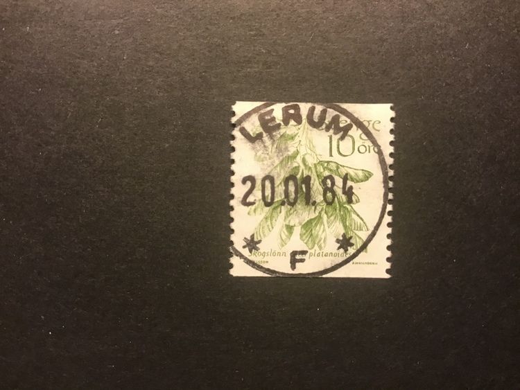FRUKTER 1983 facit nr 1242 lyxstämplat LERUM