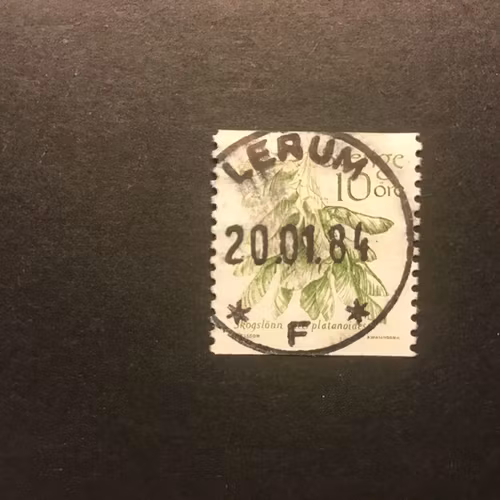 FRUKTER 1983 facit nr 1242 lyxstämplat LERUM