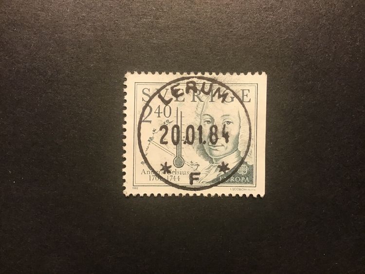EUROPA XI facit nr 1205 B2 Lyxstämplat LERUM