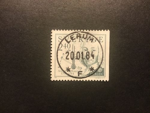 EUROPA XI facit nr 1205 B2 Lyxstämplat LERUM