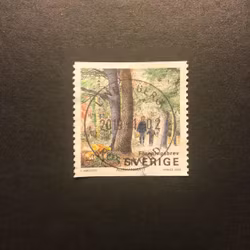 SKOGEN 2000 facit nr 2178 lyxstämplat LINDESBERG