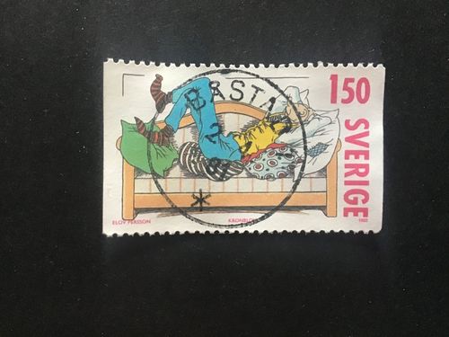SVENSKA SERIER 1980 facit nr 1144 praktstämplat BÅSTAD