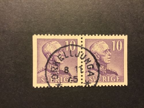 FACIT NR 273 BB PRAKTSTÄMPLAT PAR ÖRKELLJUNGA