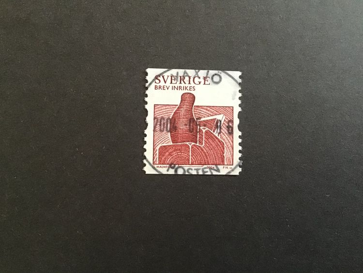 TRÄVERKTYG 2004 facit nr 2403 lyxstämplat VÄXJÖ