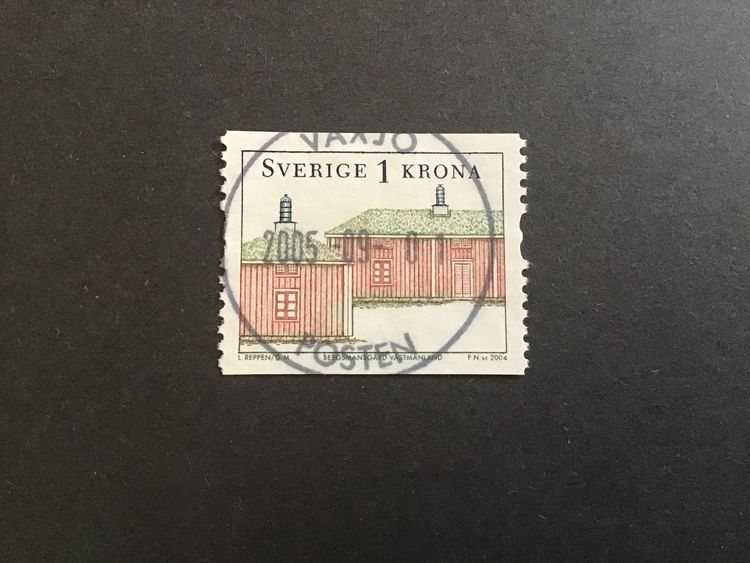 LANDSKAPSHUS 3 2004 facit nr 2452 praktstämplat VÄXJÖ