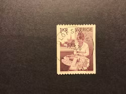 KNYPPLERSKA 1976 facit nr 955 A lyxstämplat OLOFSTRÖM