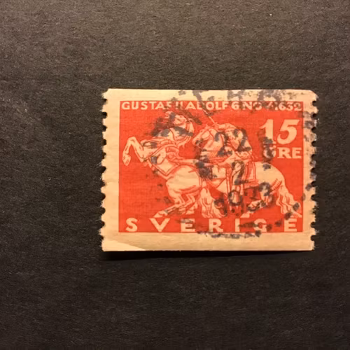 LUTZEN 1932 facit nr 235 A praktstämplat TIERP