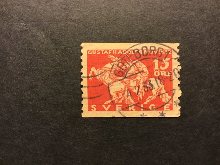 LUTZEN 1932 facit nr 235 A praktstämplat GÖTEBORG 1