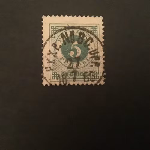 FACIT NR 30 LYXSTÄMPLAT PKXP NO 8 UPP