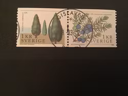 SVENSKA TRÄD 2008 facit nr 2647 SX 1 lyxstämplat par GISLAVED