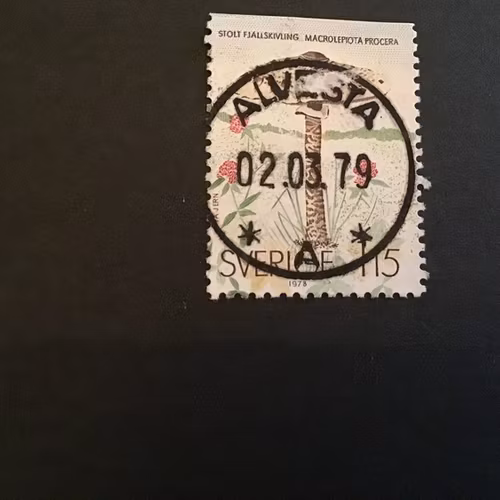 SVAMPAR 1978 facit nr 1058 lyxstämplat ALVESTA
