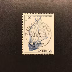 ALLMOGEBÅTAR facit nr 1172 lyxstämplat KRISTINEHAMN 4