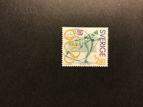 OLYMPISKT GULD II facit nr 1722 lyxstämplat ÖREBRO 1 P