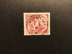 NOBELPRISTAGARE 1920 facit nr 1147 praktstämplat MÖNSTERÅS