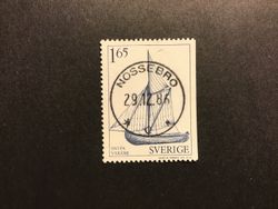 ALLMOGEBÅTAR 1981 facit nr 1174 lyxstämplat NOSSEBRO