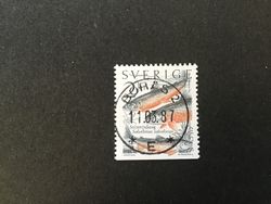 LEVANDE NATUR 1985 facit nr 1340 lyxstämplat BORÅS 2