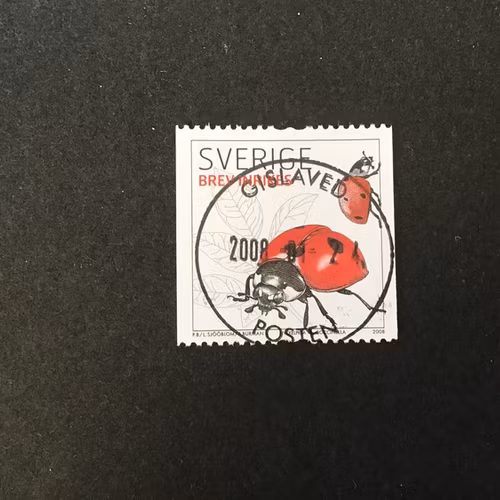 INSEKTER 2008 facit nr 2637 A2 lyxstämplat GISLAVED