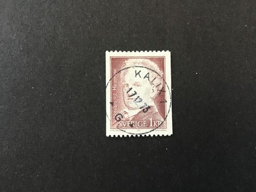 NOBELPRISTAGARE 1912 facit nr 806 praktstämplat KALIX 1