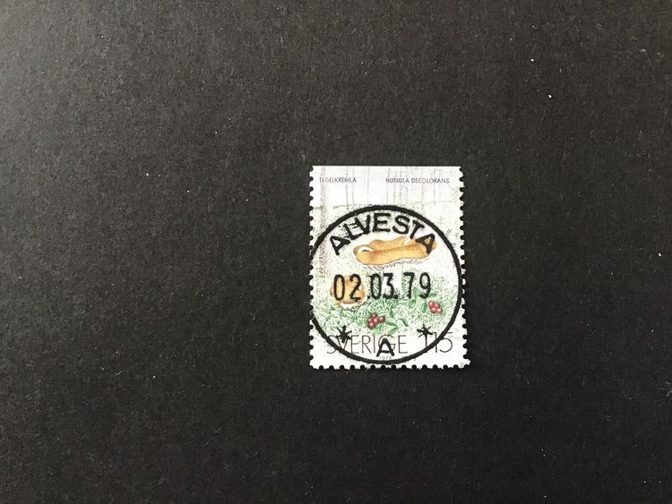 SVAMPAR 1978 facit nr 1056 lyxstämplat ALVESTA