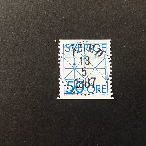 SPEL 1985 facit nr 1371 lyxstämplat ÅLED