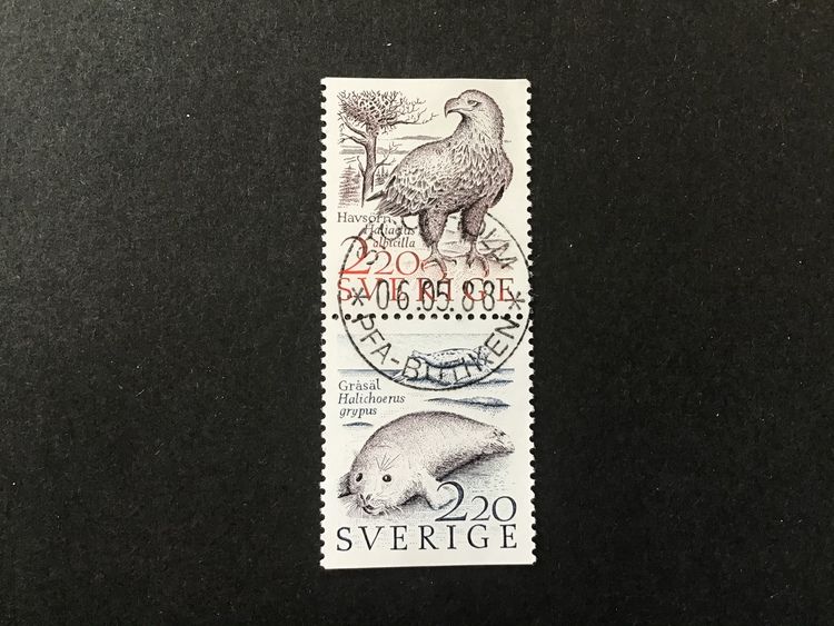 KUSTHAVET 1988 facit nr 1497 SX lyxstämplat par STOCKHOLM