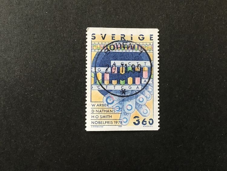 NOBELPRISTAGARE 1989 facit nr 1591 lyxstämplat BODEN 1