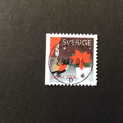 JULPOST 2006 facit nr 2576 lyxstämplat TRANEMO