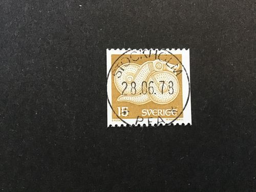 BRONSSPÄNNE 1976 facit nr 971 lyxstämplat STOCKHOLM
