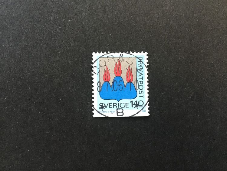 RABATTMÄRKEN IV 1982 facit nr 1208 lyxstämplat BORÅS
