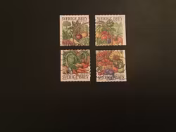 SKÖRDETID 2003, facit nr 2378-2381 stämplad serie