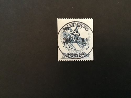 HERTIG ERIC MAGNUSSON facit nr 692 lyxstämplat FALKENBERG
