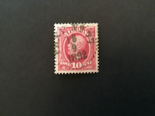 FACIT NR 54 LYXSTÄMPLAT PKXP NO 77