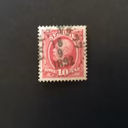 FACIT NR 54 LYXSTÄMPLAT PKXP NO 77