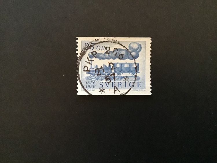 SVERIGES JÄRNVÄGAR 100 ÅR 1956 LYXST PKP 206
