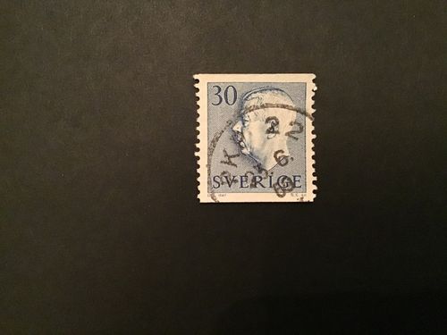 GUSTAF VI ADOLF TYP II PRAKTSTÄMPLAT PKP 22