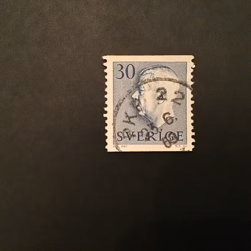 GUSTAF VI ADOLF TYP II PRAKTSTÄMPLAT PKP 22